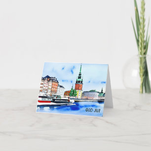 God Jul, svenska julen Kort