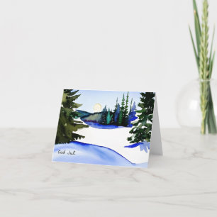 God Jul, svenska julen Kort