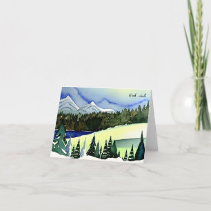 God Jul, svenska julen Kort