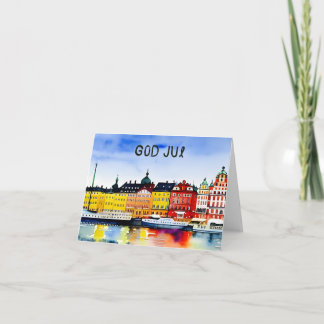 God Jul, svenska julen Kort