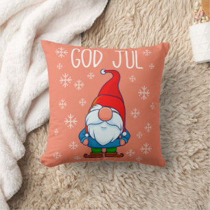 God Jul, Svenska Tomte Gnome, Skandinaviskt Merry Kudde