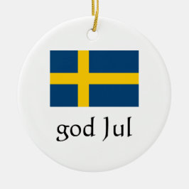 God Jul Svenskt Ornament