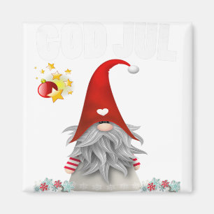 God jul svettas god jul sverige tomte gnome magnet