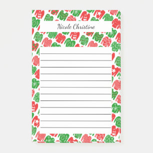 God jul Svetter Cute Julafton ANPASSNINGSBAR Antec Post-it Block