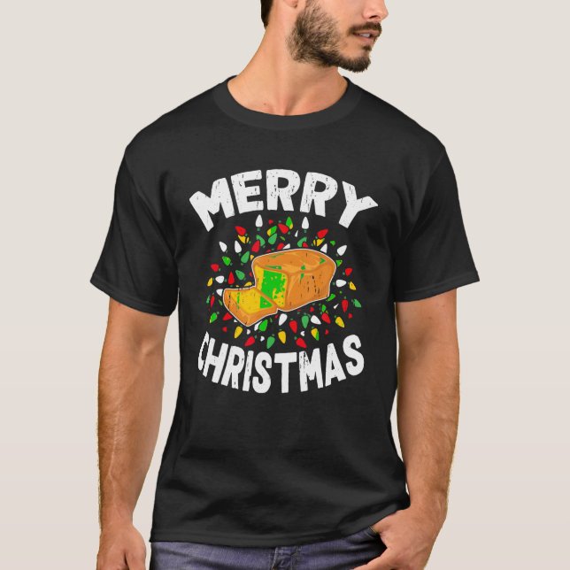 God jul Sweaters Funny Food Älskare Banana B T Shirt (Framsida)