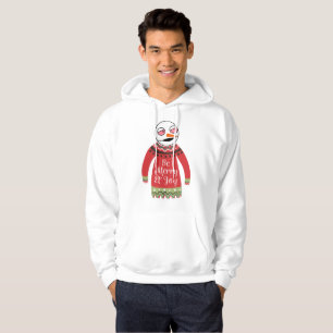 God jul sweatshirt med luva