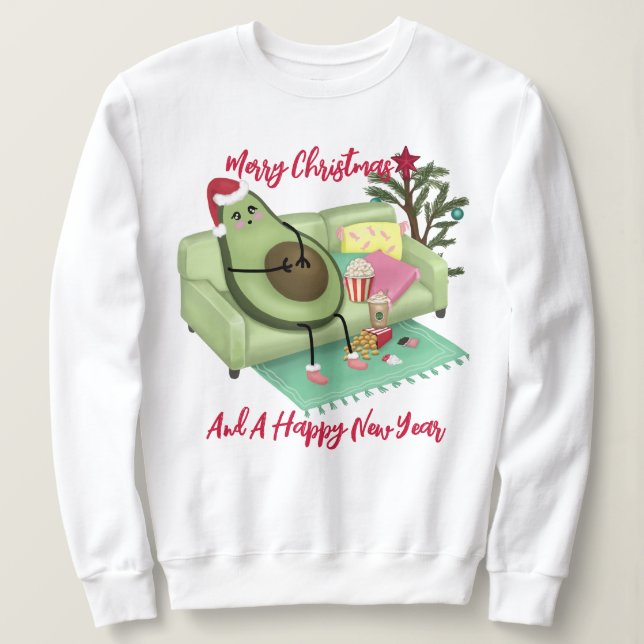 God jul Sweatshirt T Shirt (Design framsida)