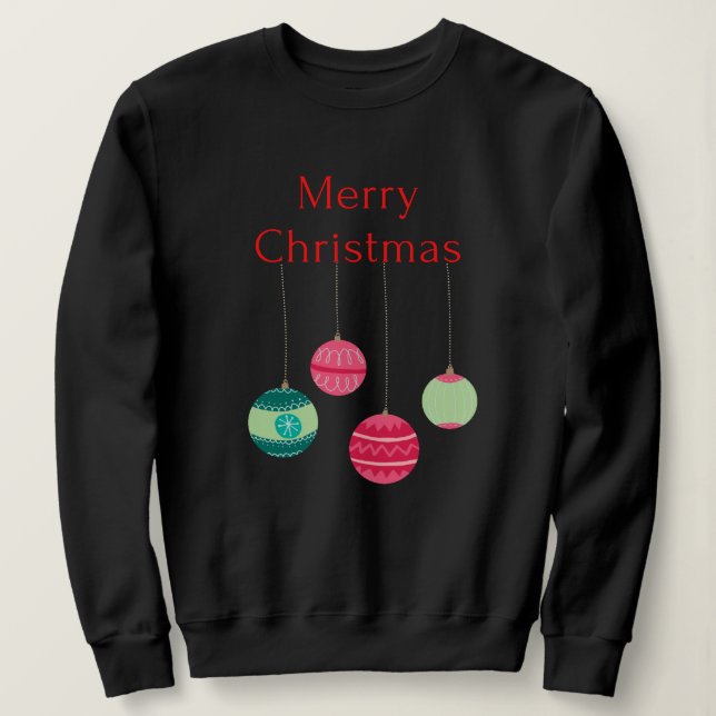 God jul Sweatshirt T Shirt (Design framsida)