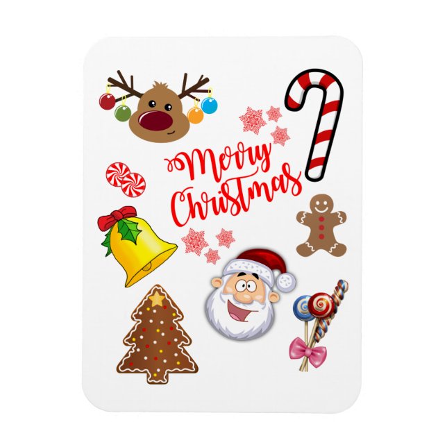 God jul symboler magnet (Vertikal)