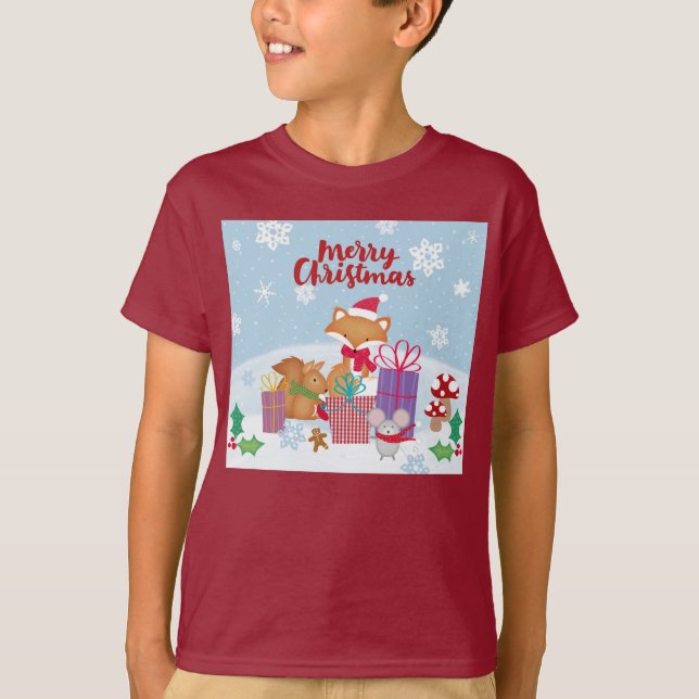 God jul t shirt (Framsida)