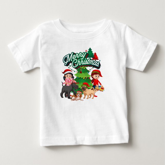 God jul t shirt (Framsida)