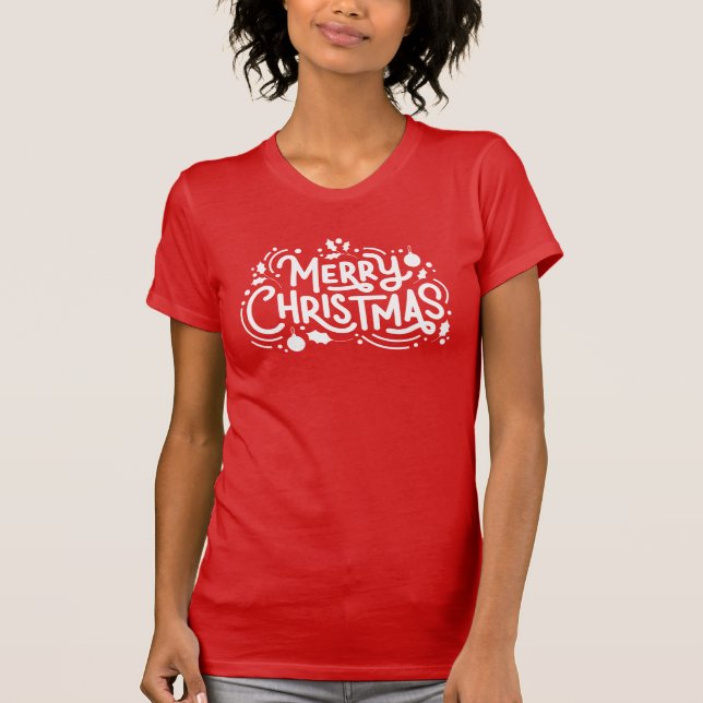 God jul t shirt (Framsida)