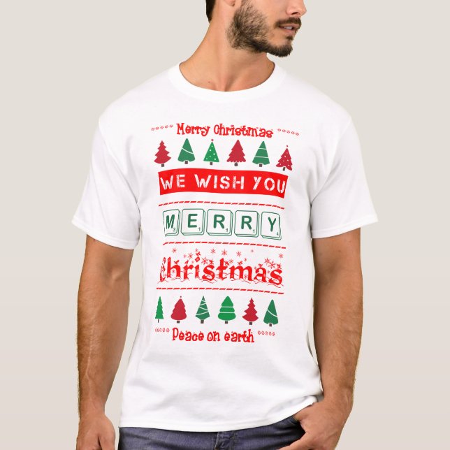 God jul t shirt (Framsida)