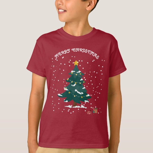God Jul  T Shirt (Framsida)