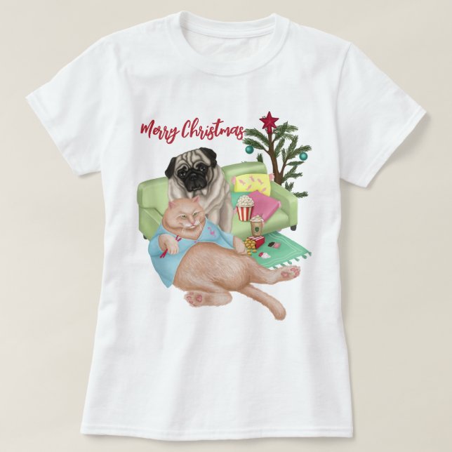 God jul T-Shirt (Design framsida)