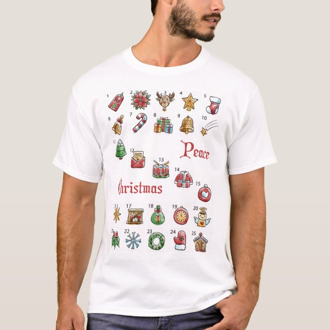 God jul t shirt (Framsida)