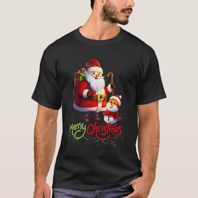 God jul T Shirt (Framsida)
