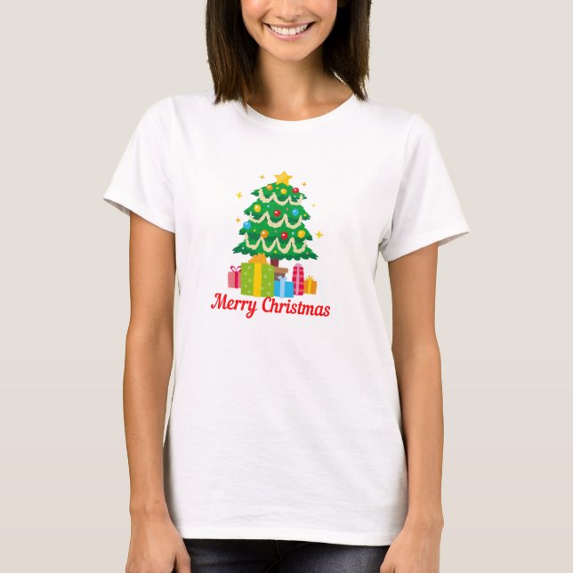 God Jul T Shirt (Framsida)