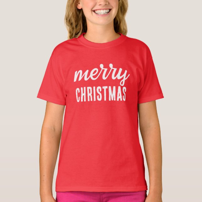 God Jul T Shirt (Framsida)