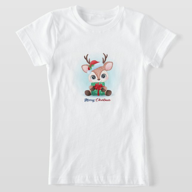 God jul t shirt (Merry Christmas Reindeer T-Shirt!)