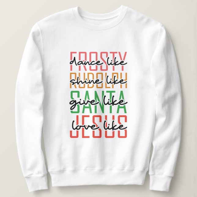God jul t shirt (Design framsida)
