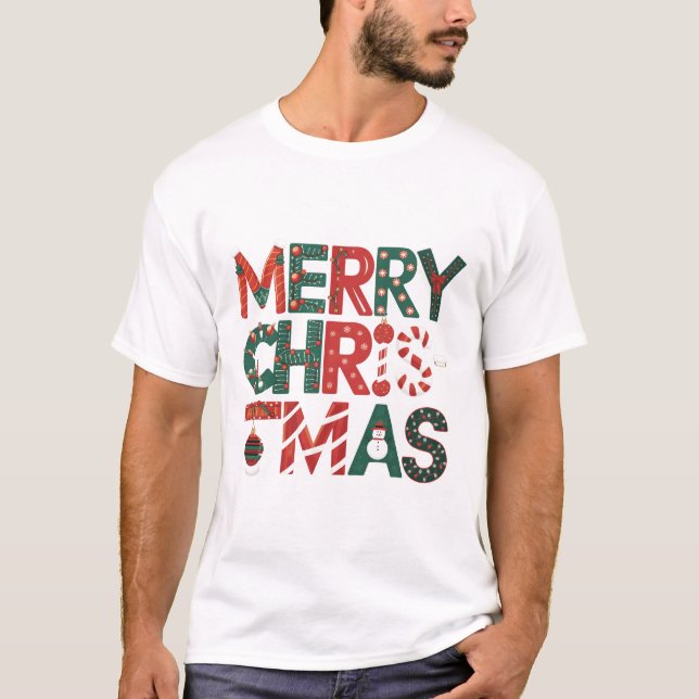God jul t shirt (Framsida)