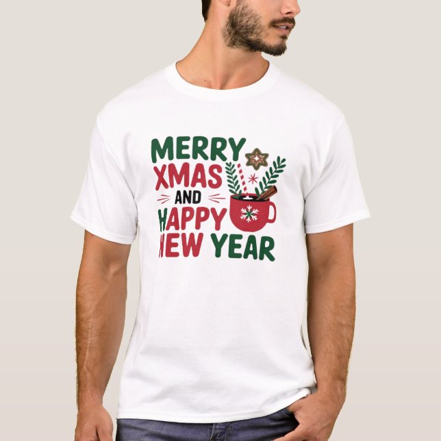 God jul t shirt (Framsida)