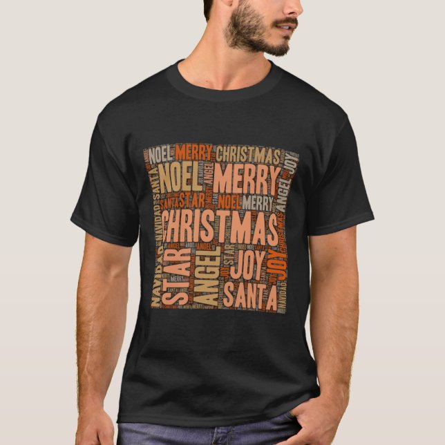 God Jul T Shirt (Framsida)