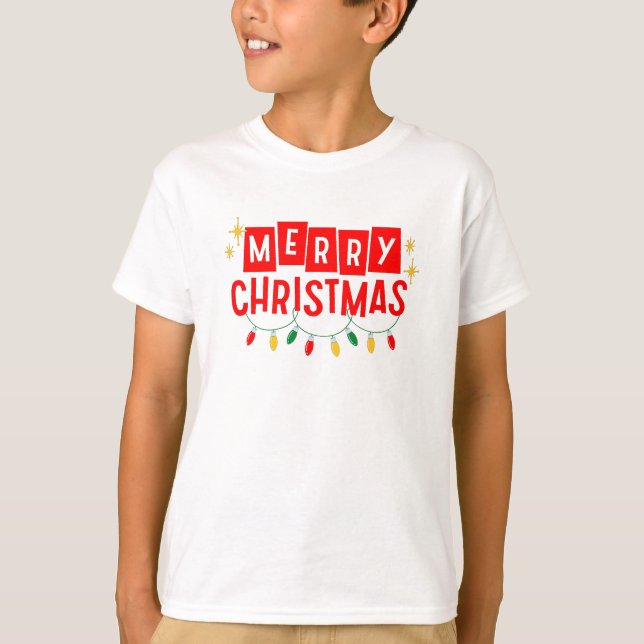 God jul t shirt (Framsida)