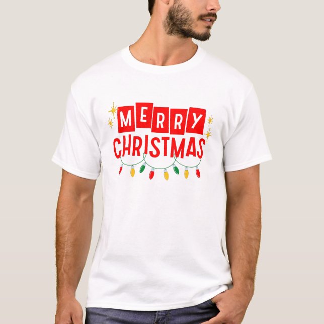 God jul t shirt (Framsida)