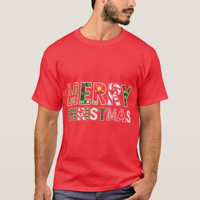 God jul t shirt (Framsida)