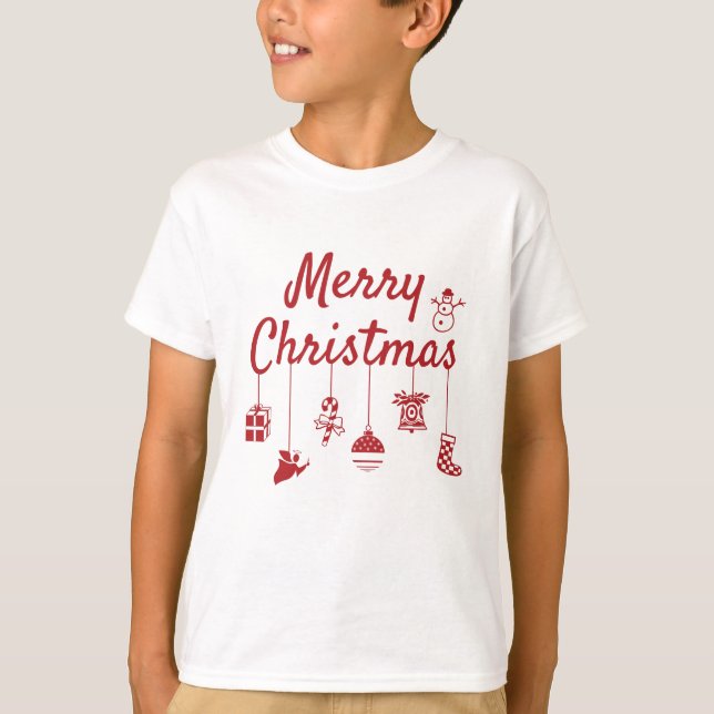God jul t shirt (Framsida)