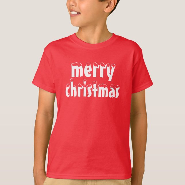 God jul t shirt (Framsida)