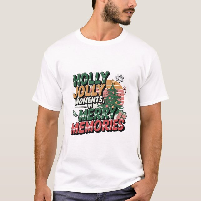 God jul t-shirt-design t shirt (Framsida)
