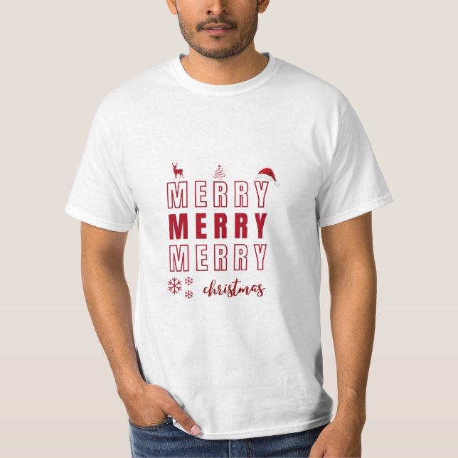 God jul T-Shirt - Festive Helgdag Gift (Framsida)