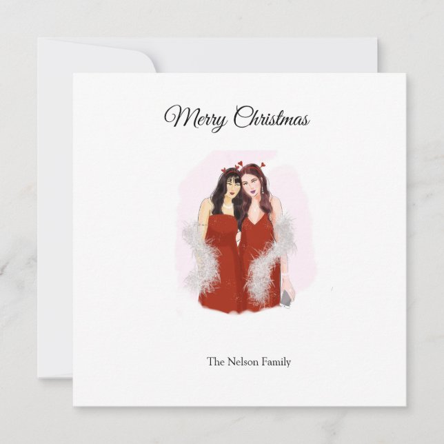 God jul tack kort (Framsida)