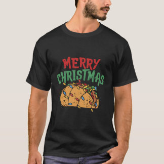 God jul Taco Mexican Älskare Foodie Gift T Shirt