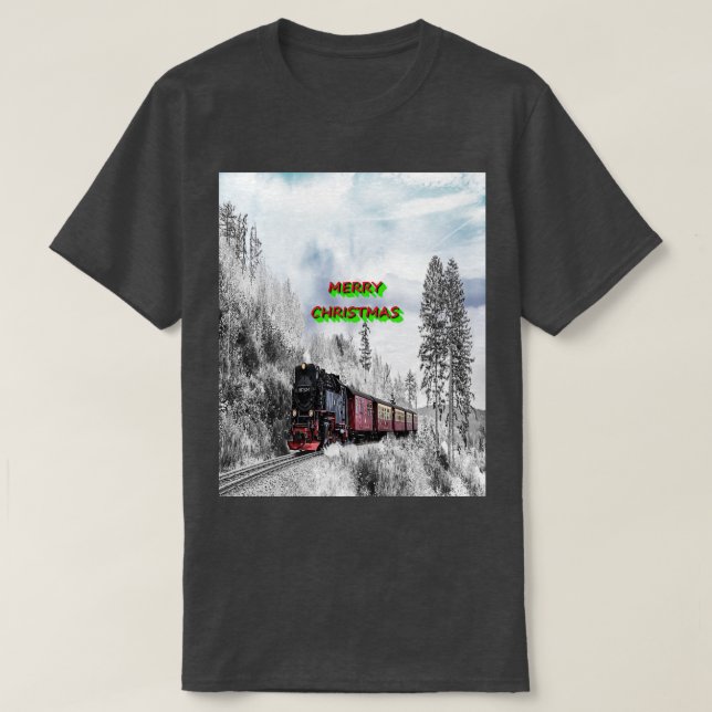 GOD JUL TÅG T SHIRT (Design framsida)
