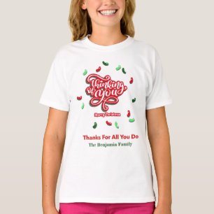 God jul tänker på dig Anpassningsbar T Shirt