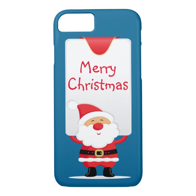 God jul Tecknad Santa Case-Mate iPhone Skal (Baksida)