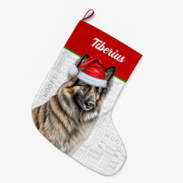 God jul, Tervuren med Hund Namn Stor Julstrumpa