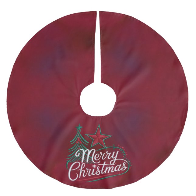 God jul ThBäste Julgransmatta Borstad Polyester (Framsidan)