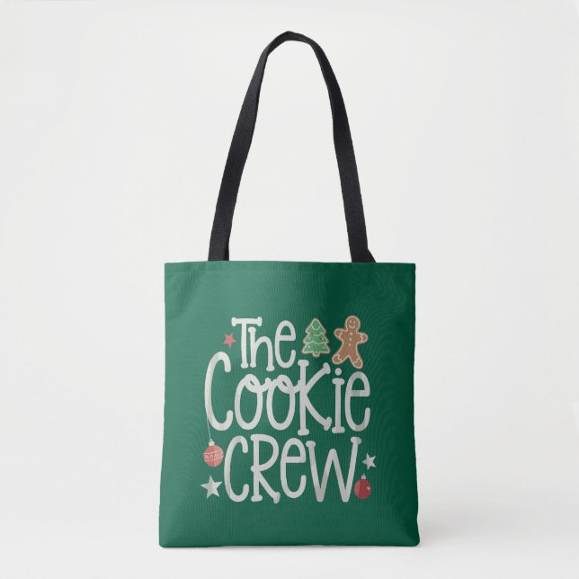 God Jul The Cookie Crew Jul Matchande Tygkasse (Framsida)