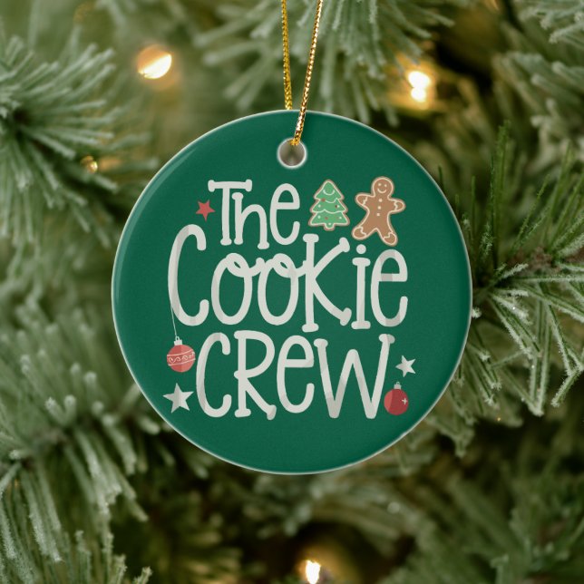 God Jul The Cookie Crew Julmatchning Julgransprydnad Keramik (Träd)