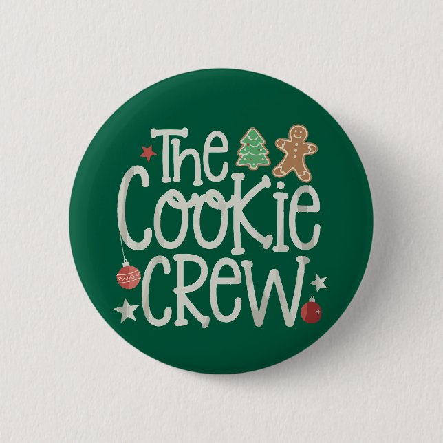 God Jul The Cookie Crew Julmatchning Knapp (Framsida)