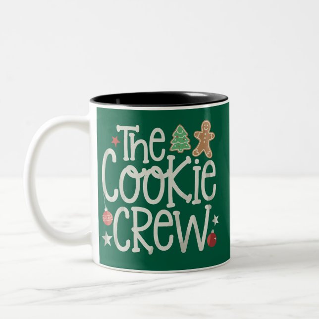 God Jul The Cookie Crew Julmatchning Två-Tonad Mugg (Vänster)