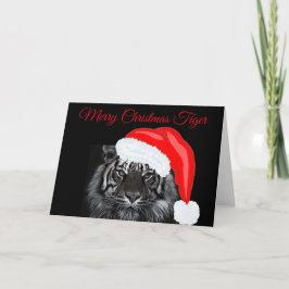 God jul Tiger Kort