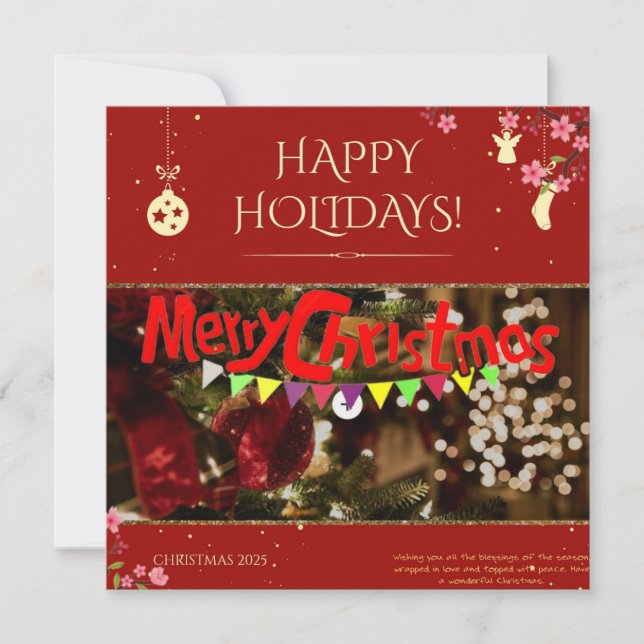 God Jul Till Alla Inbjudningar (Framsida)