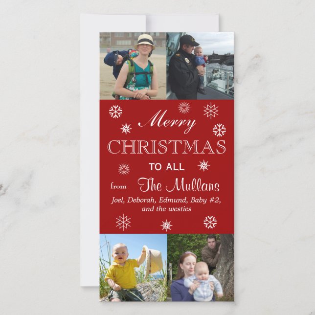 God jul till alla julkort (Framsida)