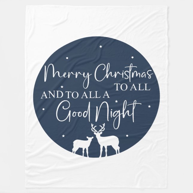 God jul till alla och till alla Bror Fleecefilt (Framsidan)